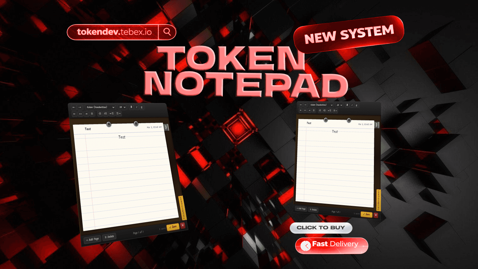 TOKEN NOTEPAD